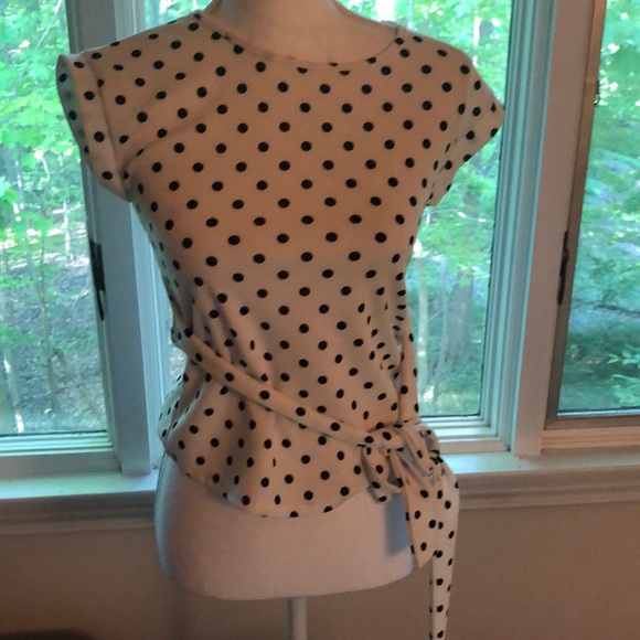 Blu Pepper Tops - BLU PEPPER M Polkadotted Top